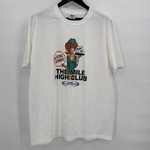 Vintage Hookups Style Trump Marina Hotel Mile High Club Anime Shirt Size XL